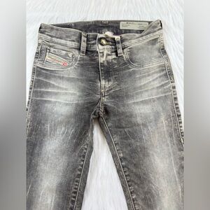 Diesel Women's Faded Gray Stretch Jeggings